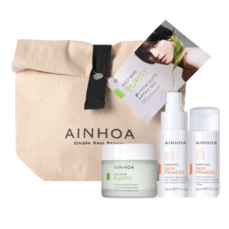 AINHOA Purity Cream Pack met Seborregulating Cream, Purifying Cleansing Gel en Facial Tonic